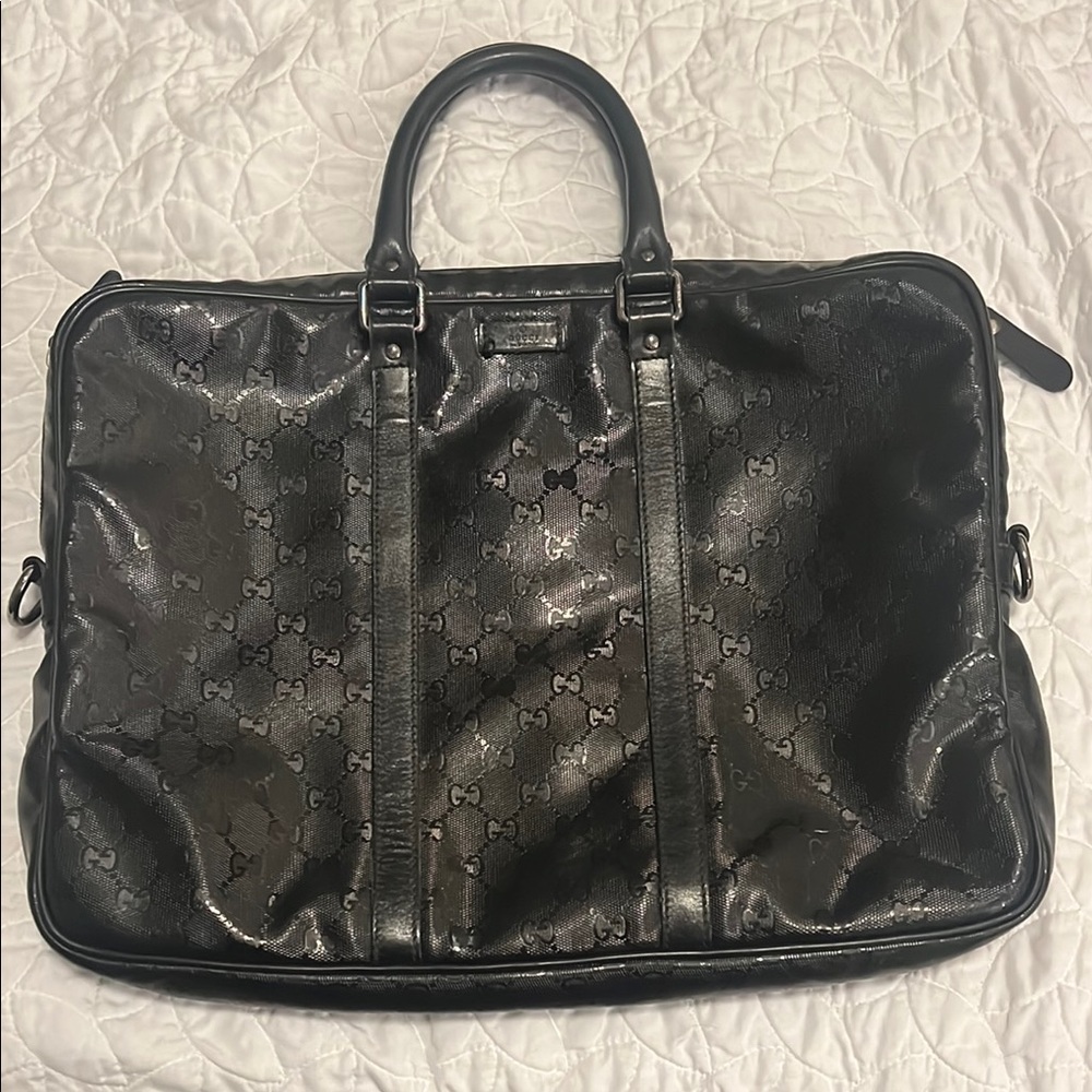 Gucci Black Document Bag